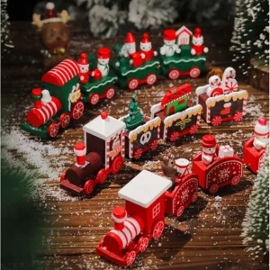 Wooden Christmas Train