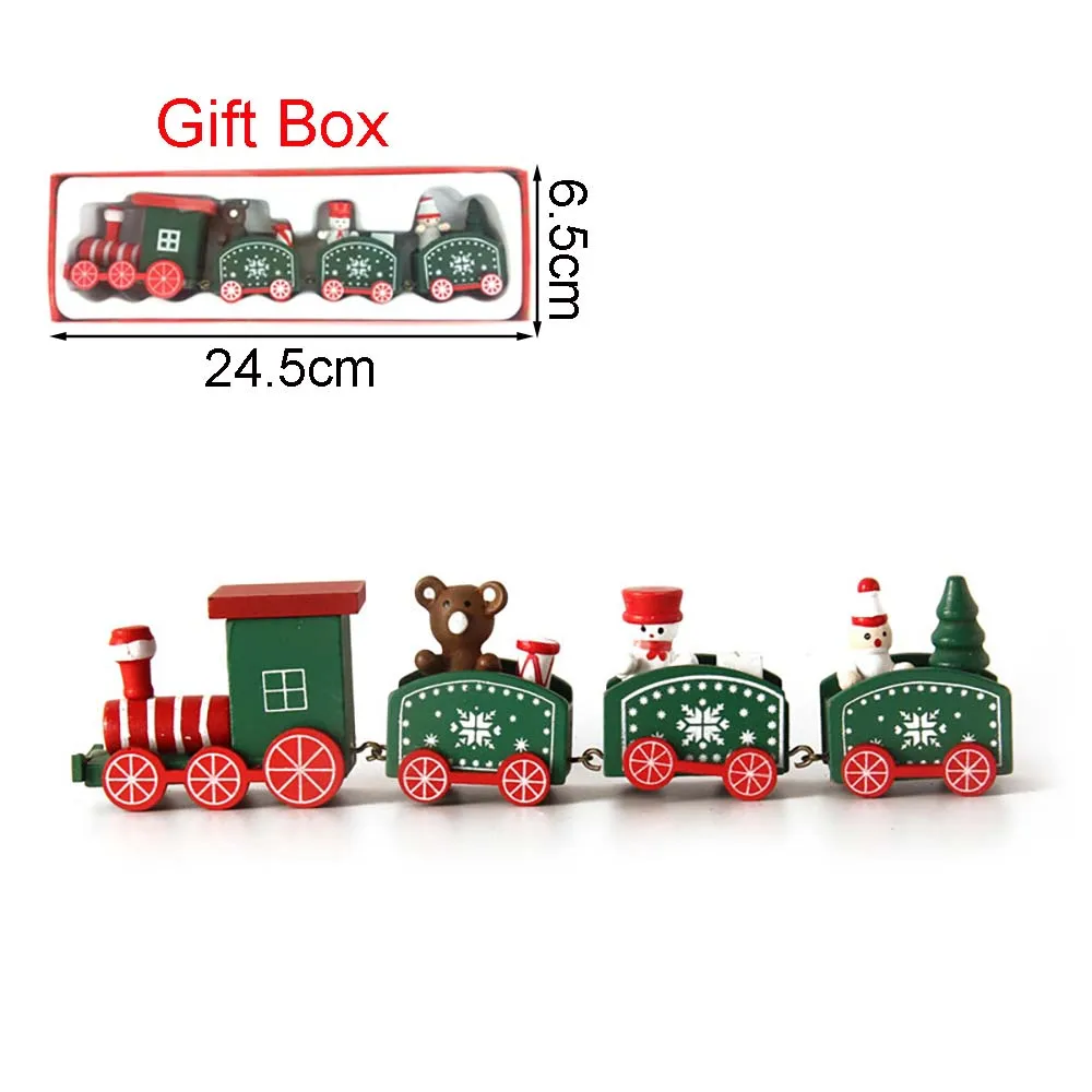 Wooden Christmas Train - Image 5